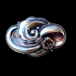 Vintage Art Deco Sterling Brooch By German Designer Andreas Daub